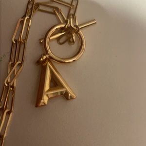 “A” Necklace